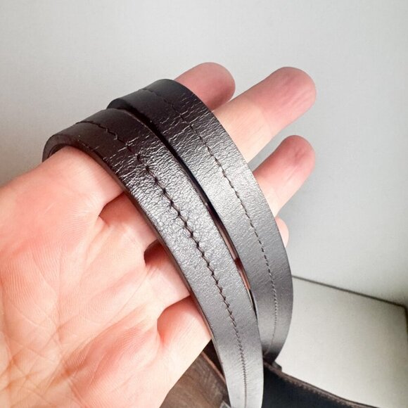 Longchamp Essential Embossed Leather North/South Tote Ombré Brown - Picture 16 of 16